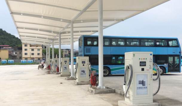 廣西桂林環城充電站（電網）120kw直流84kw交流雙槍一體式充電樁項目